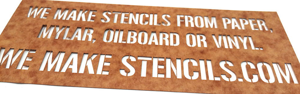 What are the Types of Stencil Materials?  oil board